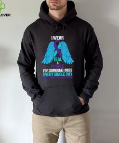 I Wear Teal And Purple For Someone Suicide Prevention T Shirt 3 I Wear Teal And Purple For Someone Suicide Prevention T Shirt
