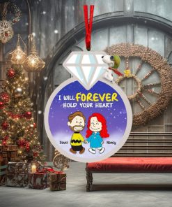 I Will Forever Hold Your Heart, Personalized Ornament, Christmas Gifts