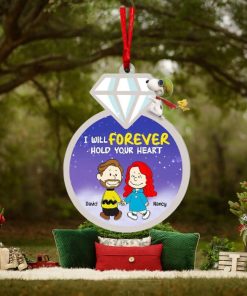 I Will Forever Hold Your Heart, Personalized Ornament, Christmas Gifts