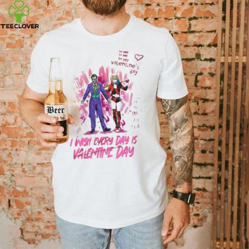 I Wish Every Day Is Valentine Day Joker & Harley Quinn Happy Valentine’s Day T hoodie, sweater, longsleeve, shirt v-neck, t-shirt