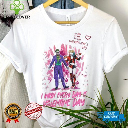 I Wish Every Day Is Valentine Day Joker & Harley Quinn Happy Valentine’s Day T hoodie, sweater, longsleeve, shirt v-neck, t-shirt