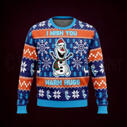 I Wish You Warm Hugs Ugly Christmas Sweater