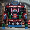Stitch Dear Santa Ugly Sweater Christmas