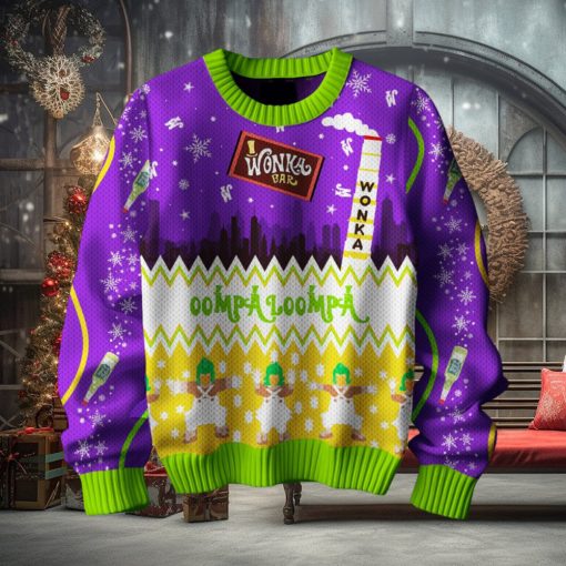 I Wonka Bar Oompa Loompa Ugly Christmas Sweater