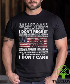 I am a Grumpy Veteran I dont Care Veteran T Shirt