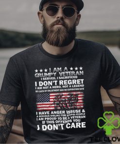 I am a Grumpy Veteran I dont Care Veteran T Shirt