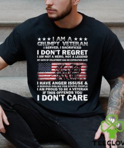 I am a Grumpy Veteran I dont Care Veteran T Shirt