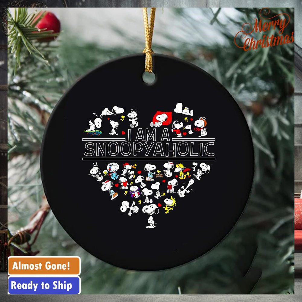 I am a Snoopyaholic ornament I am a Snoopyaholic ornament