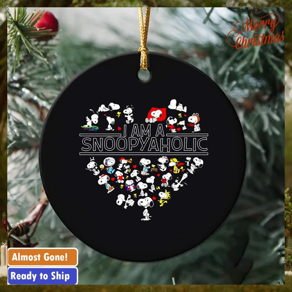 I am a Snoopyaholic ornament I am a Snoopyaholic ornament