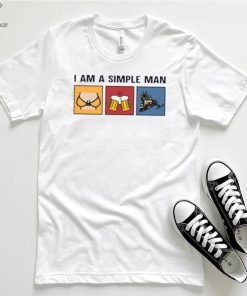 I am a simple man snowmbile beer T Shirt