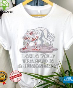 I am a wolf trapped in a human body wolf Long Sleeve T Shirt