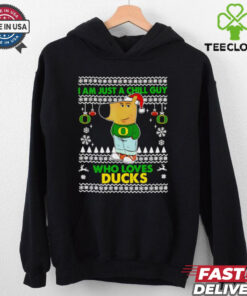 I am just a Chill Guy who loves Oregon Ducks ugly Christmas shirt