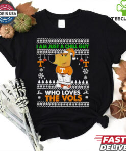 I am just a Chill Guy who loves The Vols ugly Christmas shirt