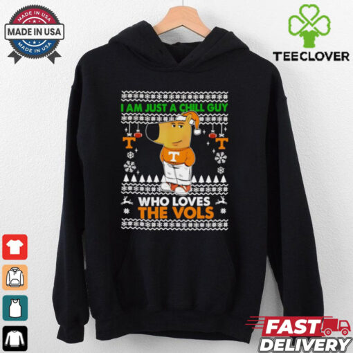 I am just a Chill Guy who loves The Vols ugly Christmas shirt