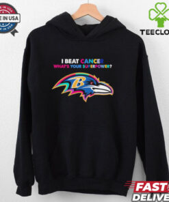 I beat cancer what’s your superpower Baltimore Ravens shirt