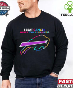 I beat cancer what’s your superpower Buffalo Bills shirt