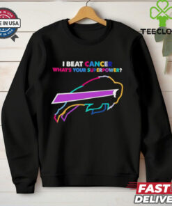 I beat cancer what’s your superpower Buffalo Bills shirt