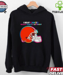 I beat cancer what’s your superpower Cleveland Browns shirt