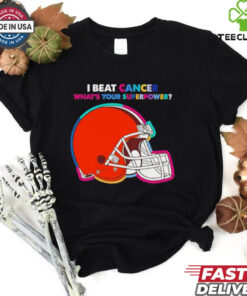 I beat cancer what’s your superpower Cleveland Browns shirt