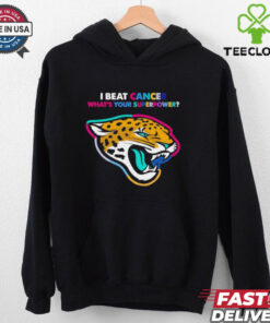 I beat cancer what’s your superpower Jacksonville Jaguars shirt