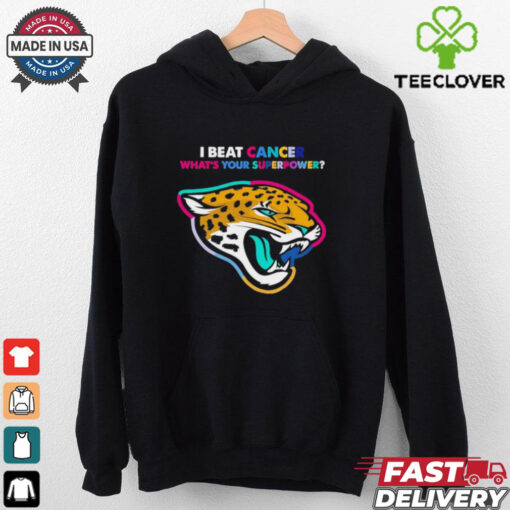 I beat cancer what’s your superpower Jacksonville Jaguars shirt