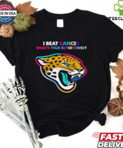 I beat cancer what’s your superpower Jacksonville Jaguars shirt