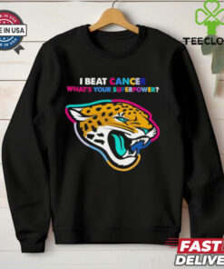 I beat cancer what’s your superpower Jacksonville Jaguars shirt
