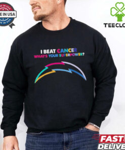 I beat cancer what’s your superpower Los Angeles Chargers shirt
