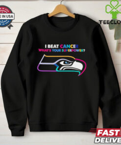 I beat cancer what’s your superpower Seattle Seahawks shirt