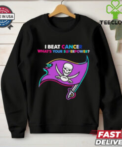 I beat cancer what’s your superpower Tampa Bay Buccaneers shirt