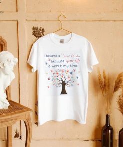 I became a social worker because your life tree hands retro T Shirt