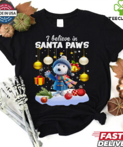 I believe in santa paws christmas shirt