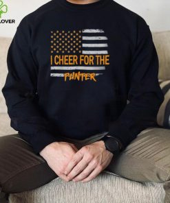 I cheer For The Punter Retro Flag American Fan Football Shirt