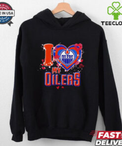I love Edmonton Oilers my Oilers heart shirt