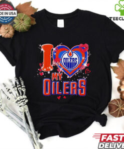 I love Edmonton Oilers my Oilers heart shirt
