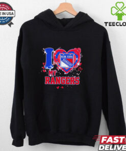 I love New York Rangers ny Rangers heart shirt