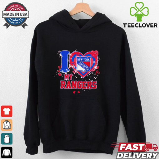 I love New York Rangers ny Rangers heart shirt