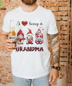 I love being a grandma Gnomes christmas t shirt 2 I love being a grandma Gnomes christmas t shirt
