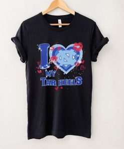 I love my Tar Heels hearts kisses Valentine hoodie, sweater, longsleeve, shirt v-neck, t-shirt