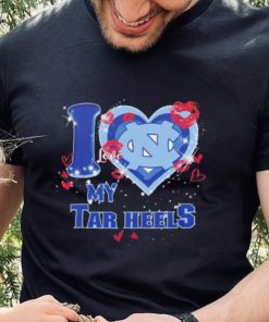 I love my Tar Heels hearts kisses Valentine hoodie, sweater, longsleeve, shirt v-neck, t-shirt