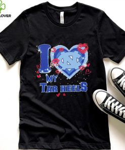 I love my Tar Heels hearts kisses Valentine hoodie, sweater, longsleeve, shirt v-neck, t-shirt