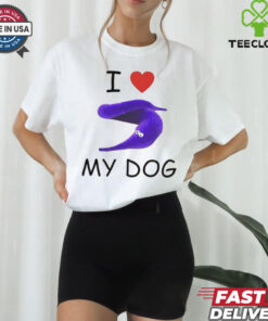 I love my dog Silly Worm shirt