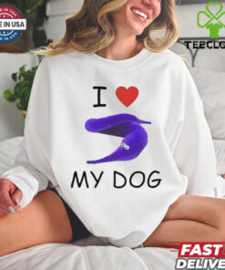 I love my dog Silly Worm shirt