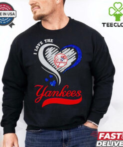 I love the Yankees diamond heart shirt 3 I love the Yankees diamond heart shirt
