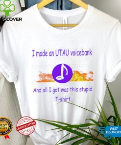 I made an UTAU voicebank and all I got was this stupid hoodie shirt