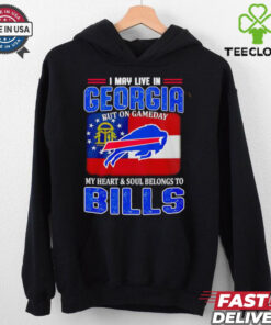 I may live in Georgia but on gameday my heart and soul belong to Buffalo Bills shirt