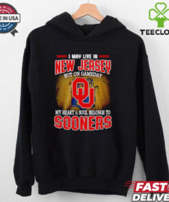 I may live in New Jersey but on Gameday my heart and soul belong to Oklahoma Sooners shirt