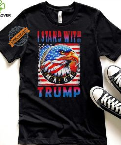 I stand with Trump Maga America flag hoodie, sweater, longsleeve, shirt v-neck, t-shirt