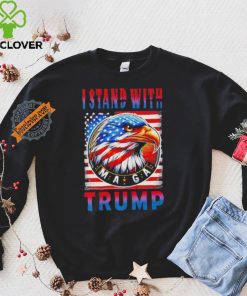 I stand with Trump Maga America flag hoodie, sweater, longsleeve, shirt v-neck, t-shirt