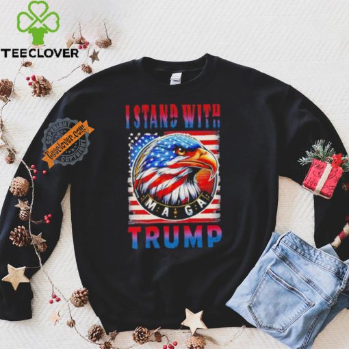 I stand with Trump Maga America flag hoodie, sweater, longsleeve, shirt v-neck, t-shirt